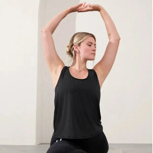 Athleta Black With Ease Tank Top Size XS